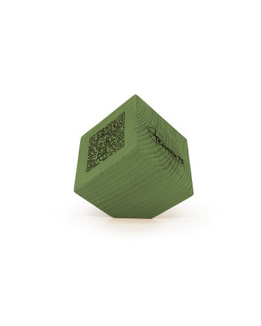 QR cube digital menu perspective