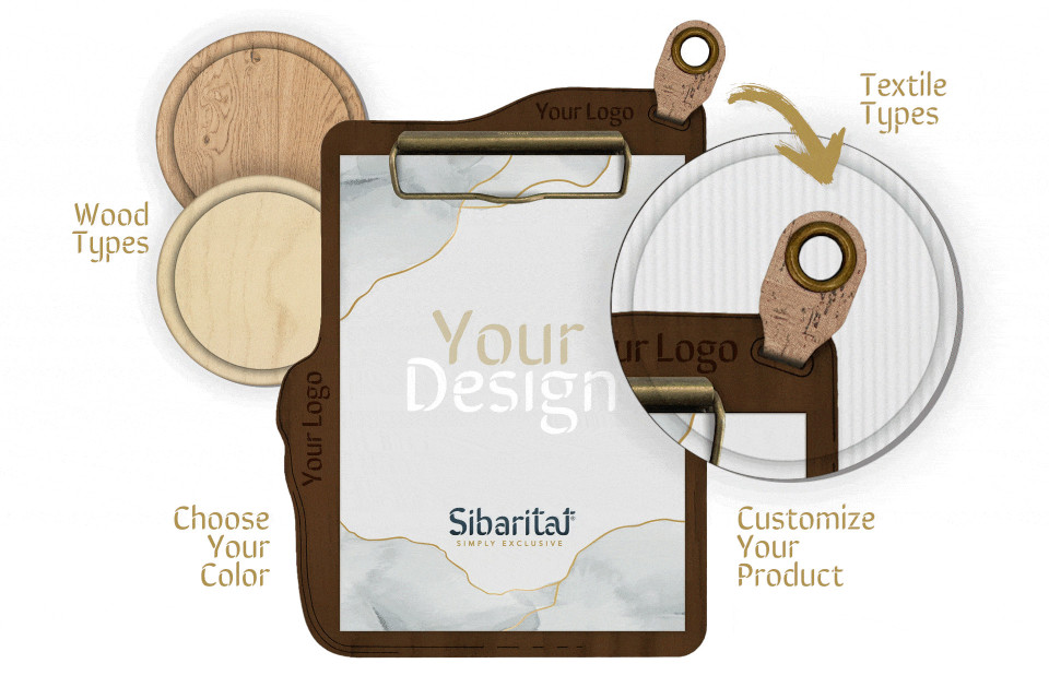 ERGO - Portamenù pinza piatta A5 Supporti per menu in legno Supporto porta menù in legno con design ergonomico, dotato di cli...