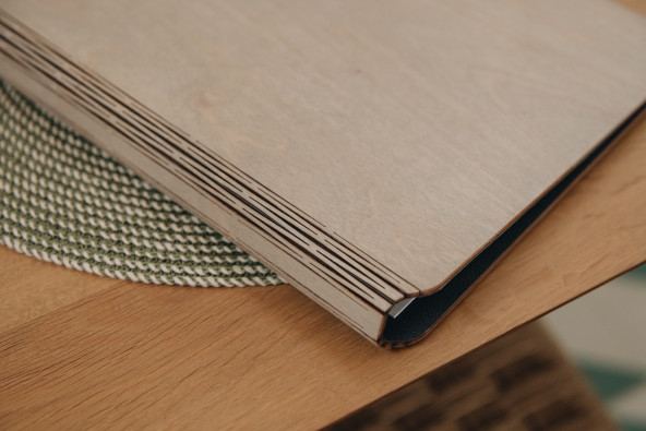 FLEX - A4 Letter Welcome supports This charming innovative letter is made of birch wood and its binding is done with rings fe...